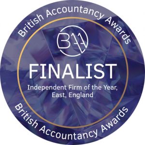 Badge for British Accountancy Awards 2018