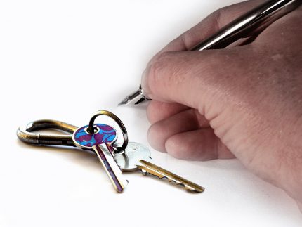 Landlord Holding Pen With Keys