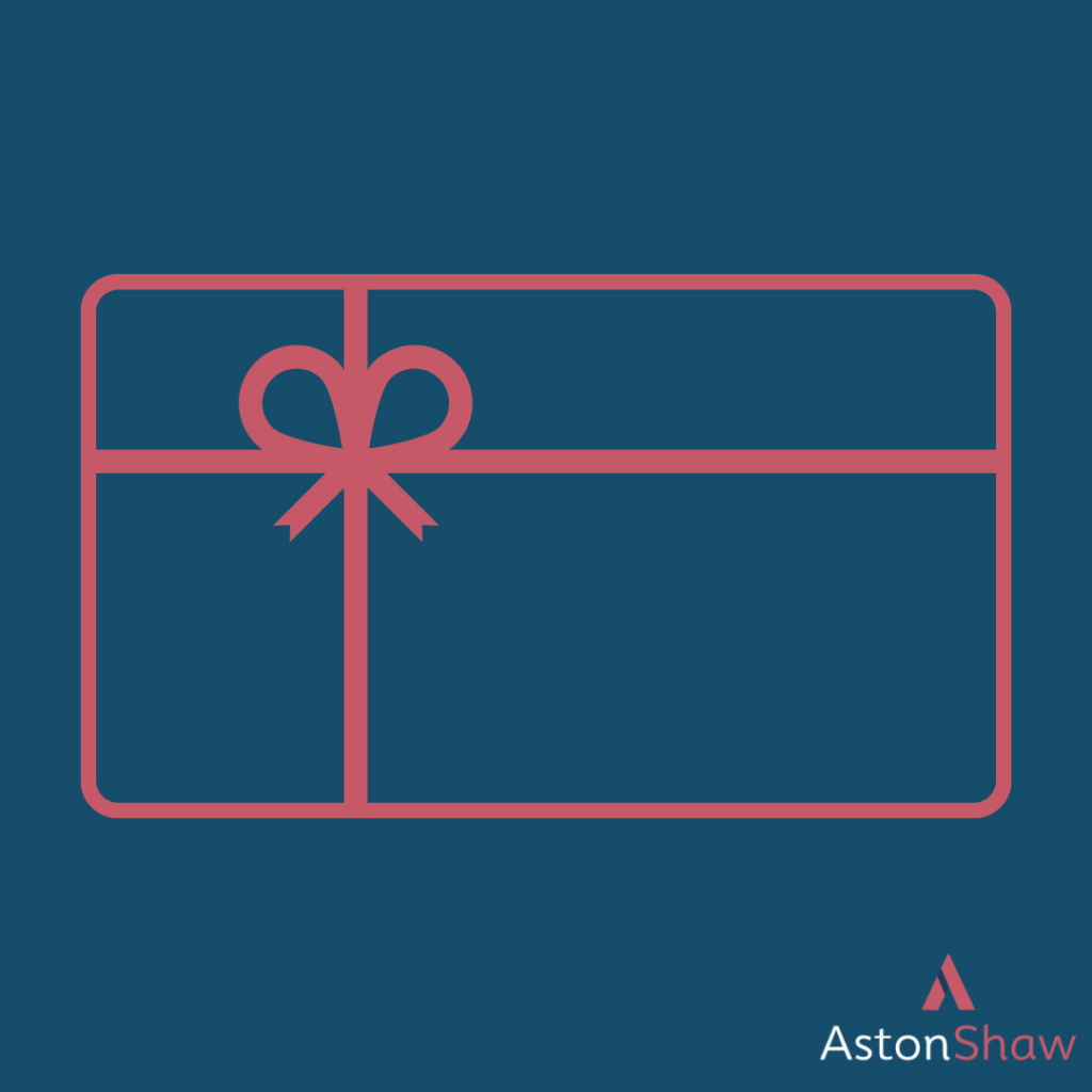 When do you Pay VAT on Gift Cards? Aston Shaw
